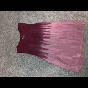 american eagle ombré tank top